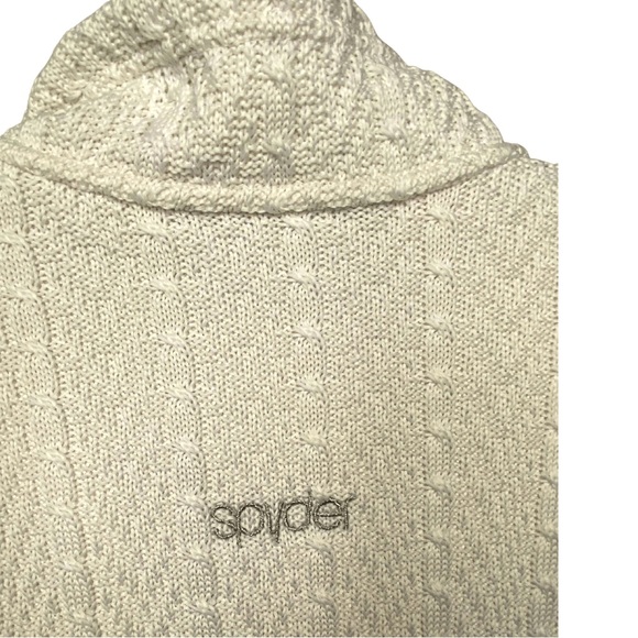 Spyder Major Cable Core Sweater Cream Gorpcore - Picture 5 of 7